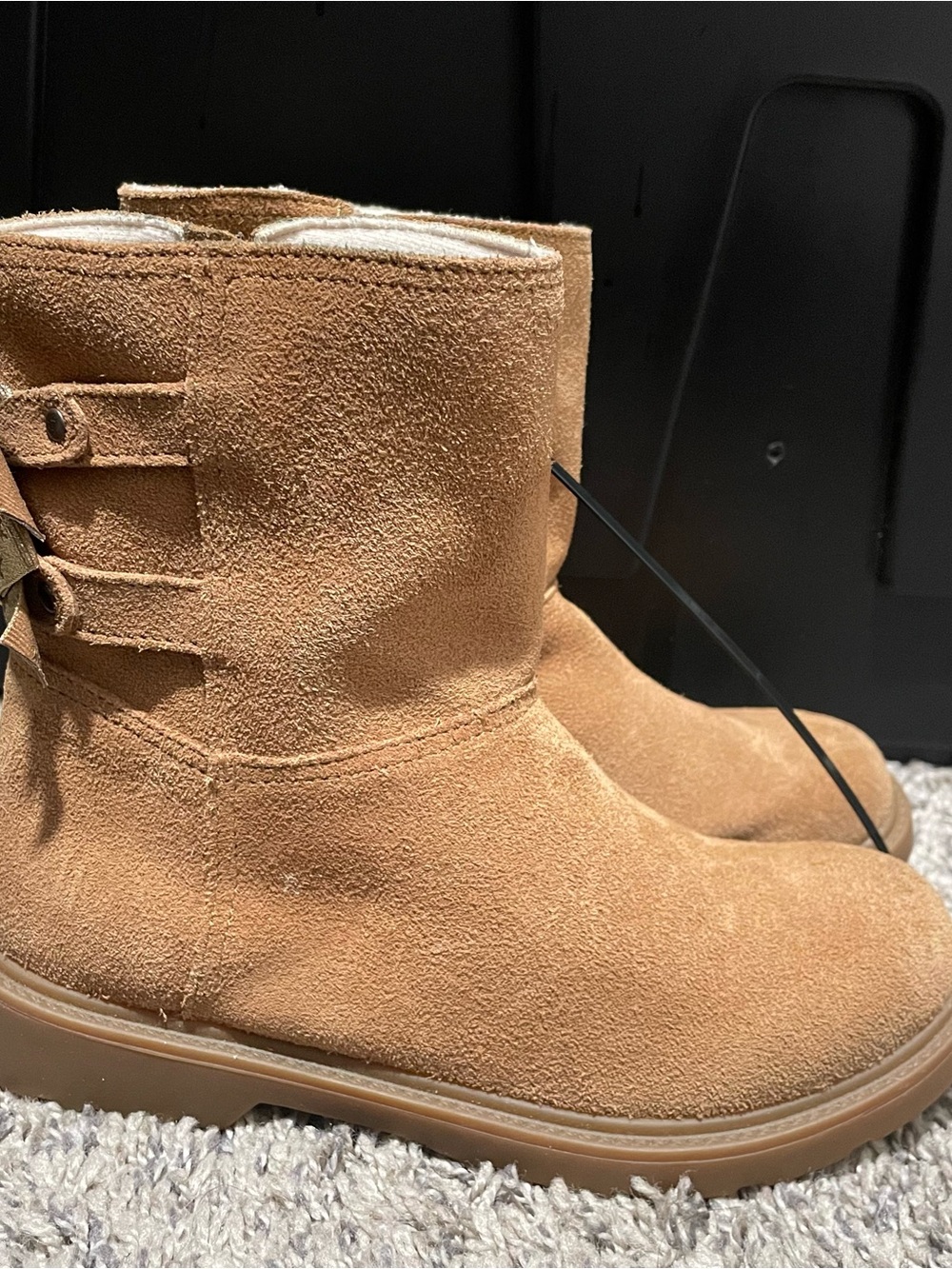 UGG Kids Tan Suede Boots
